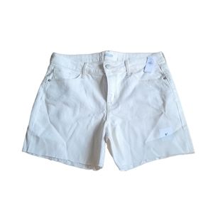 NEW Old Navy Womens White Bermuda Cut Off Shorts Size 10